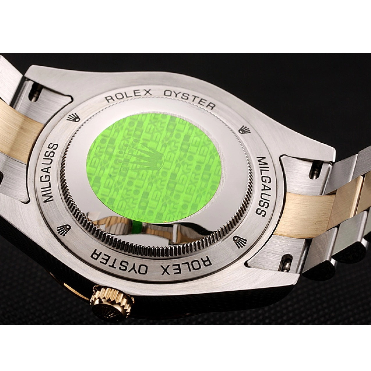Aaa replica watch Dial Stainless Bracelet Diamond Steel Swiss Case Tone Two Day-Date Rolex White 1453971 Gold 0731